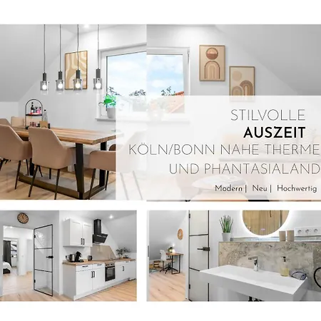 Apartmán Stilvolle Auszeit - Koeln Bonn - Nahe Therme Und Phantasialand - Bis 5 Personen Familienfreundlich